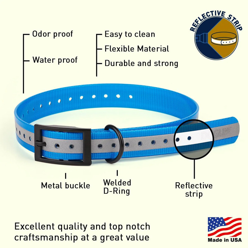 Dogline Reflective E-Collar Replacement Strap