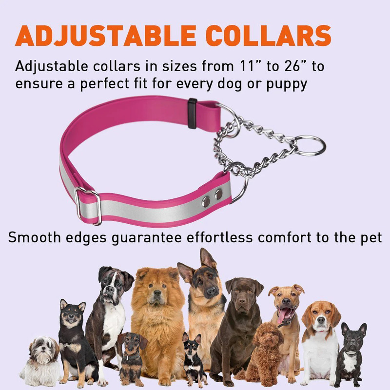 Reflective Biothane Martingale Collar